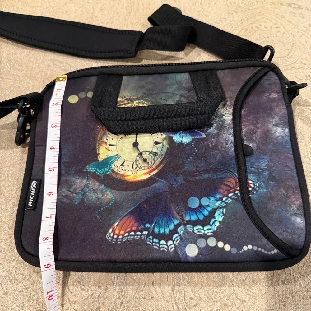 Elegant Butterfly Design Laptop and Tablet Bag Set